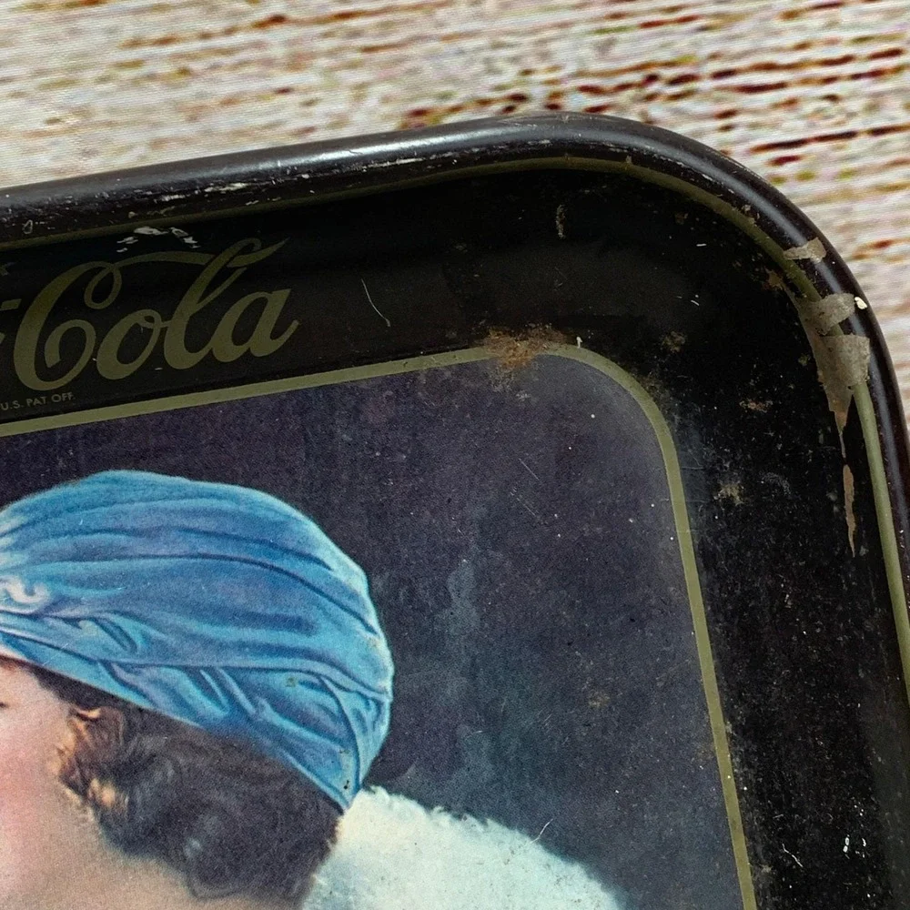 1973 Coca-Cola Metal Serving‎ Tray 1925 Advertisement Reproduction Drink Coke